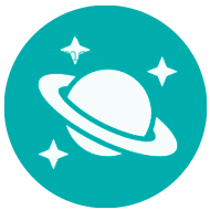 Icon - earth and space