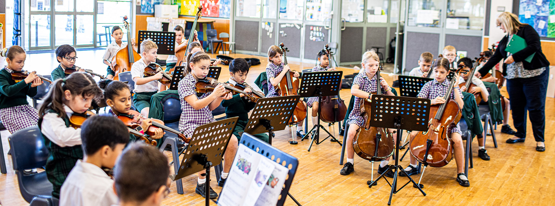 Music lessons at Holy Cross Catholic Primary Glenwood