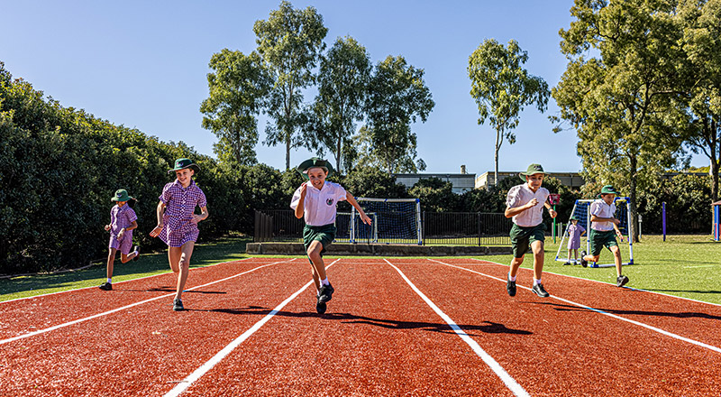Holy Cross Catholic Primary Glenwood Running Track