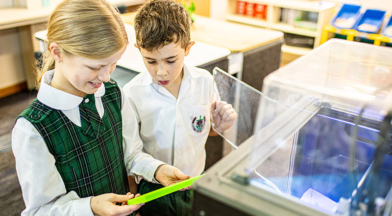 3D printing at Holy Cross Catholic Primary Glenwood