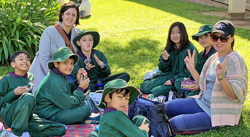 Parents at Holy Cross Catholic Primary Glenwood